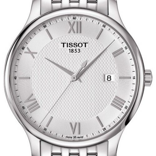 Zegarek Tissot T-Classic Tradition biała tarcza, bransoleta
