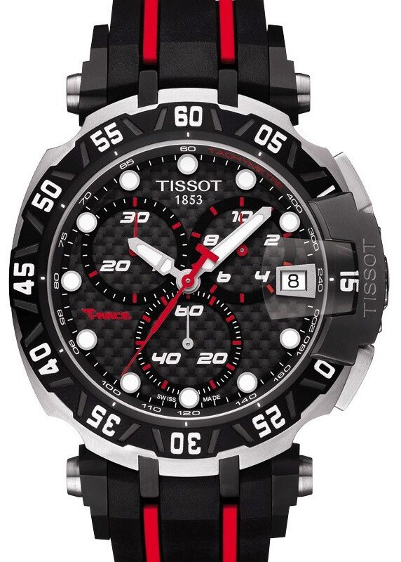 Zegarek Tissot Special Collections T-Race MOTOGP 2015, kwarcowy, sportowy, czarno-czerwony