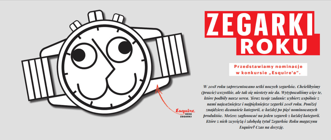 Zegarki Roku magazynu Esquire