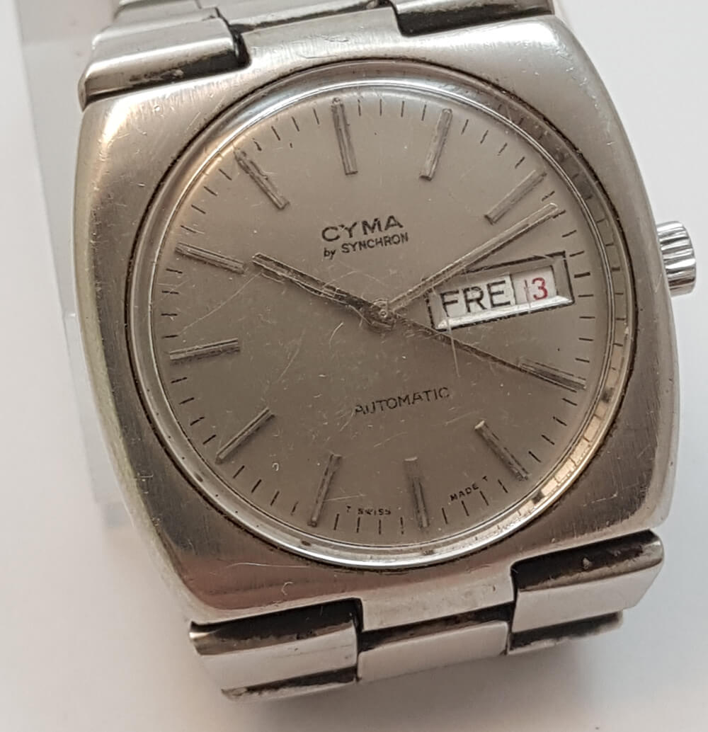 Cadran (esfera) Pour Montre Cyma Automatic - Diamètre 29mm - Compatible Mouvement ETA 2824 - Occasion