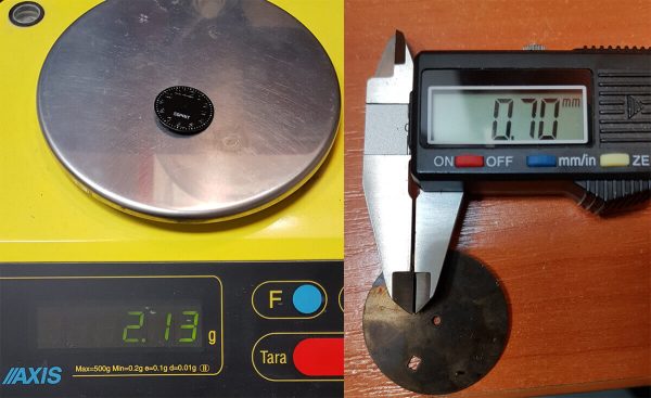 Tarcza zegarka elektronicznego