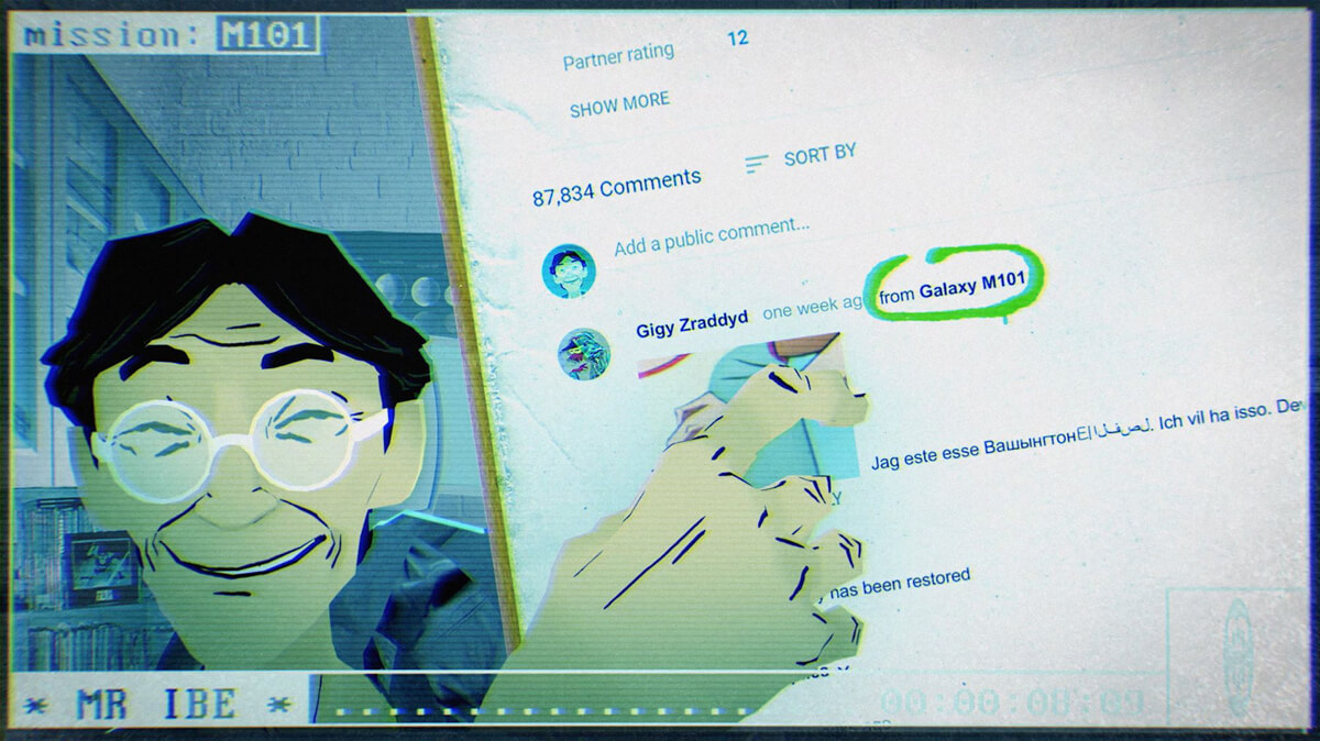 Rzut z teledysku do piosenki GORILLAZ