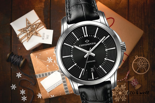 Zegarek męski Continental na czarnym pasku