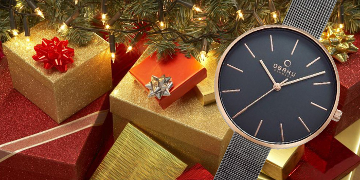 Zegarek Obaku na prezent bożonarodzeniowy