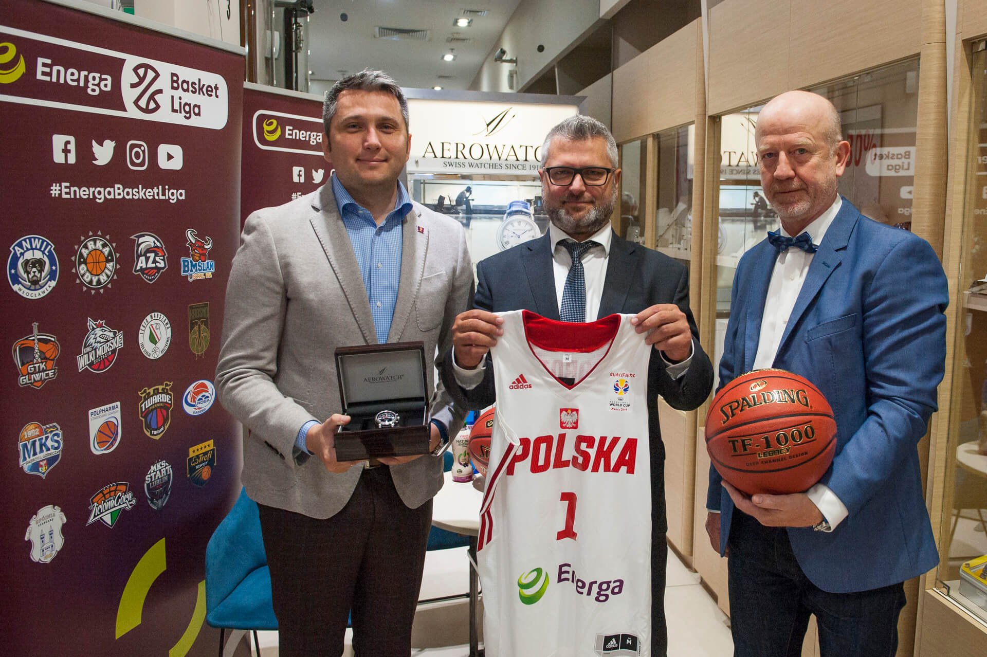 Radosław Piesiewicz, Piotr Sobota i Władysław Meller Aerowatch i koszykówka 