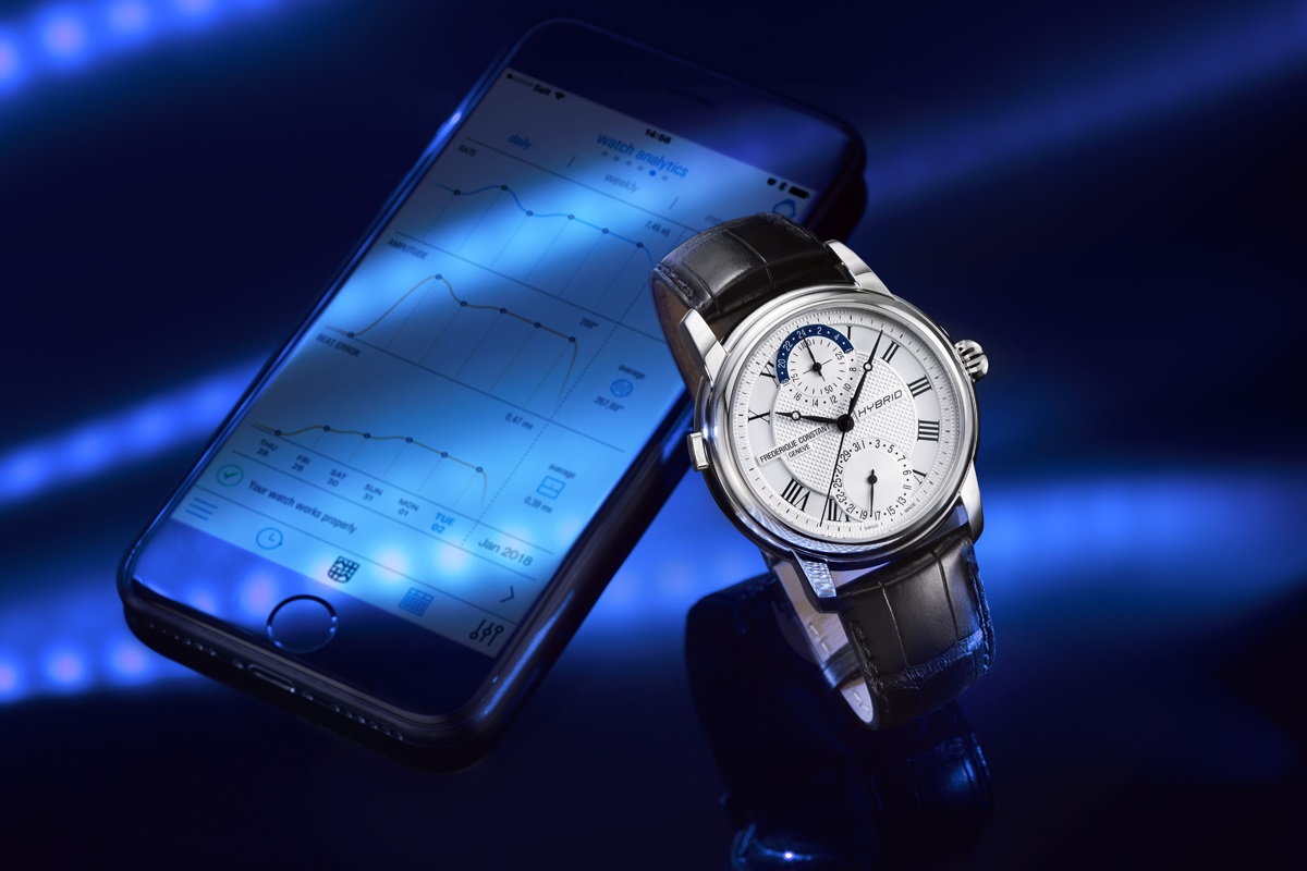 smart zegarek Frederique Constant Hybrid 3.0 na lato