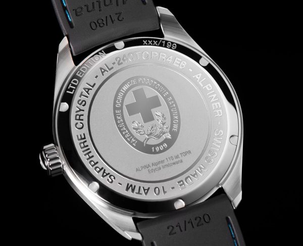 Wieczko zegarka Alpina TOPR