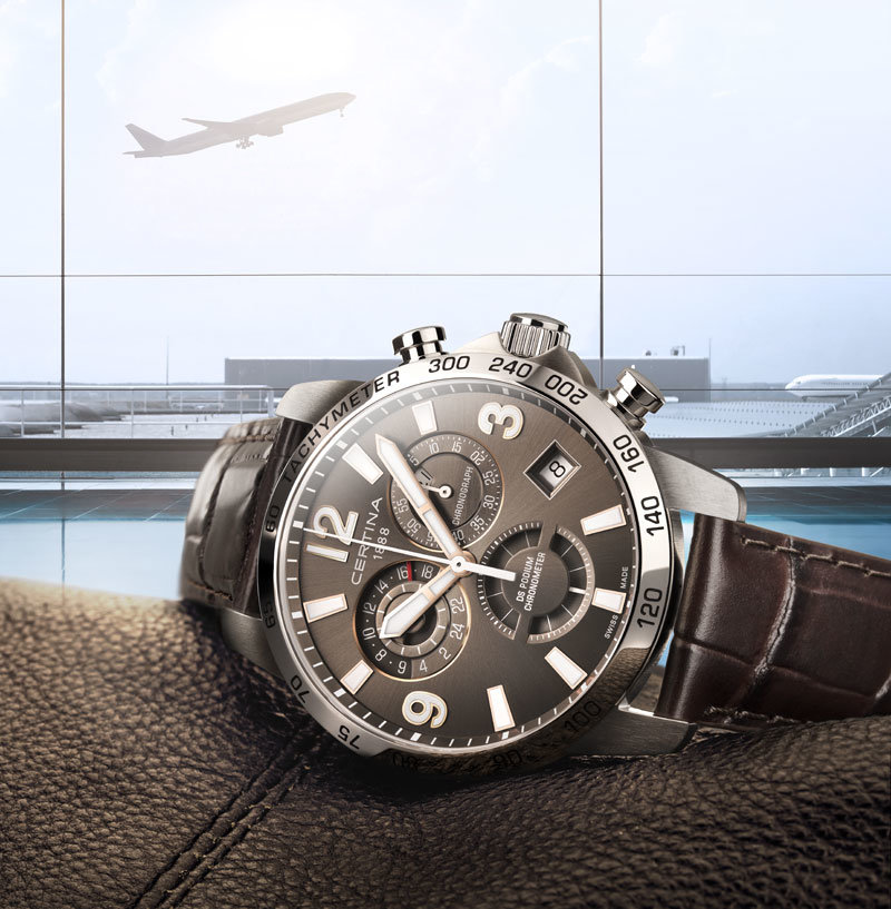 Certina DS Podium Gent Chronograph GMT Chronometer C034.654.16.087.01 - obrazek 2