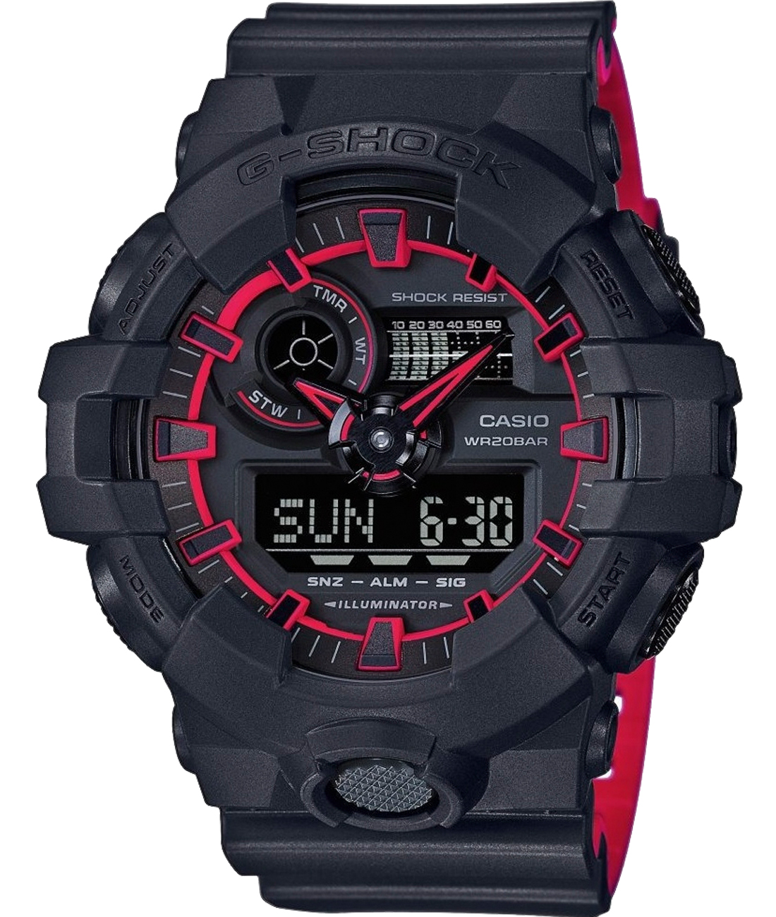 Casio G-SHOCK GA-700SE-1A4ER NO COMPLY NEON LAYERED