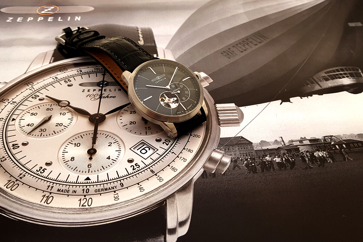 Ferdinand Graf von Zeppelin i zegarek Zeppelin Flatline 7364-2