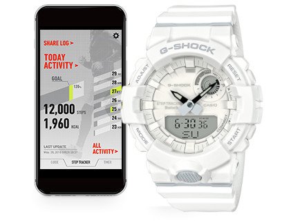 Casio G-SHOCK G-Squad Bluetooth SYNC Step Tracker GBA-800-7AER - obrazek 3