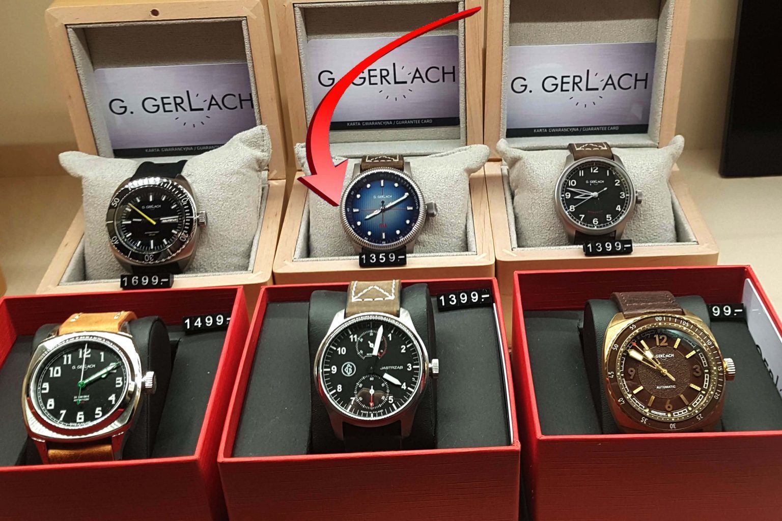 Zegarki firmy G.Gerlach