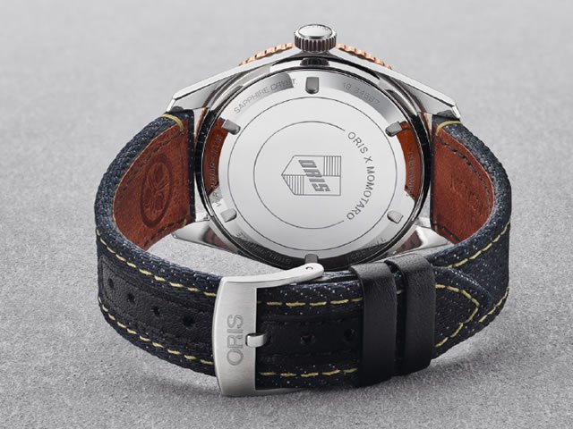 Oris Divers Sixty Five Bronze Bezel MOMOTARO JEANS Special Edition 01 733 7707 4337 - obrazek 4