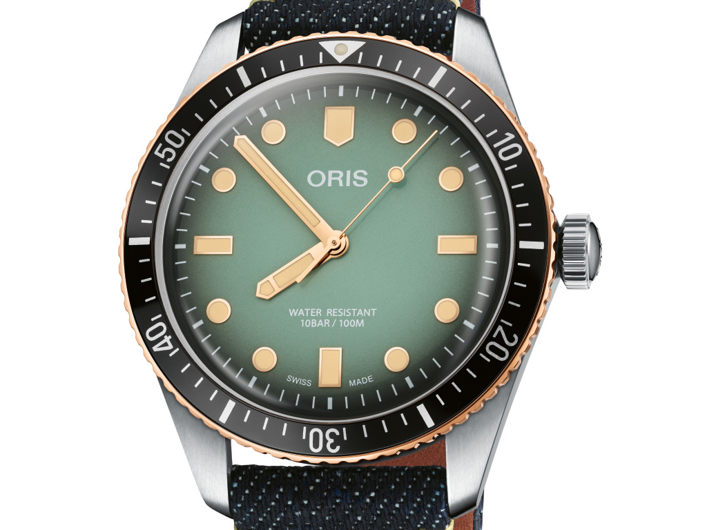 Oris Divers Sixty Five Bronze Bezel MOMOTARO JEANS Special Edition 01 733 7707 4337 - obrazek 2