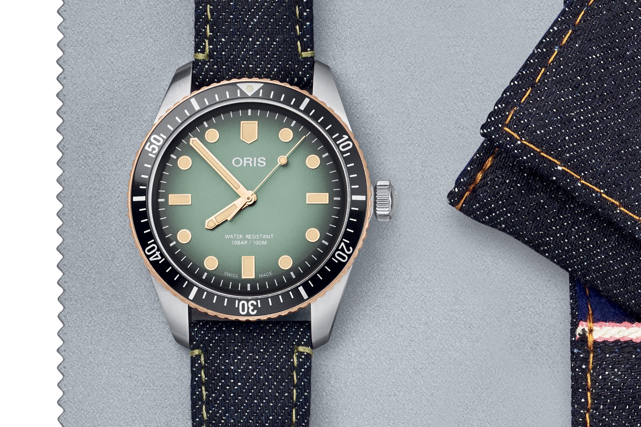 Oris Divers Sixty Five Bronze Bezel MOMOTARO JEANS Special Edition 01 733 7707 4337 - obrazek 8