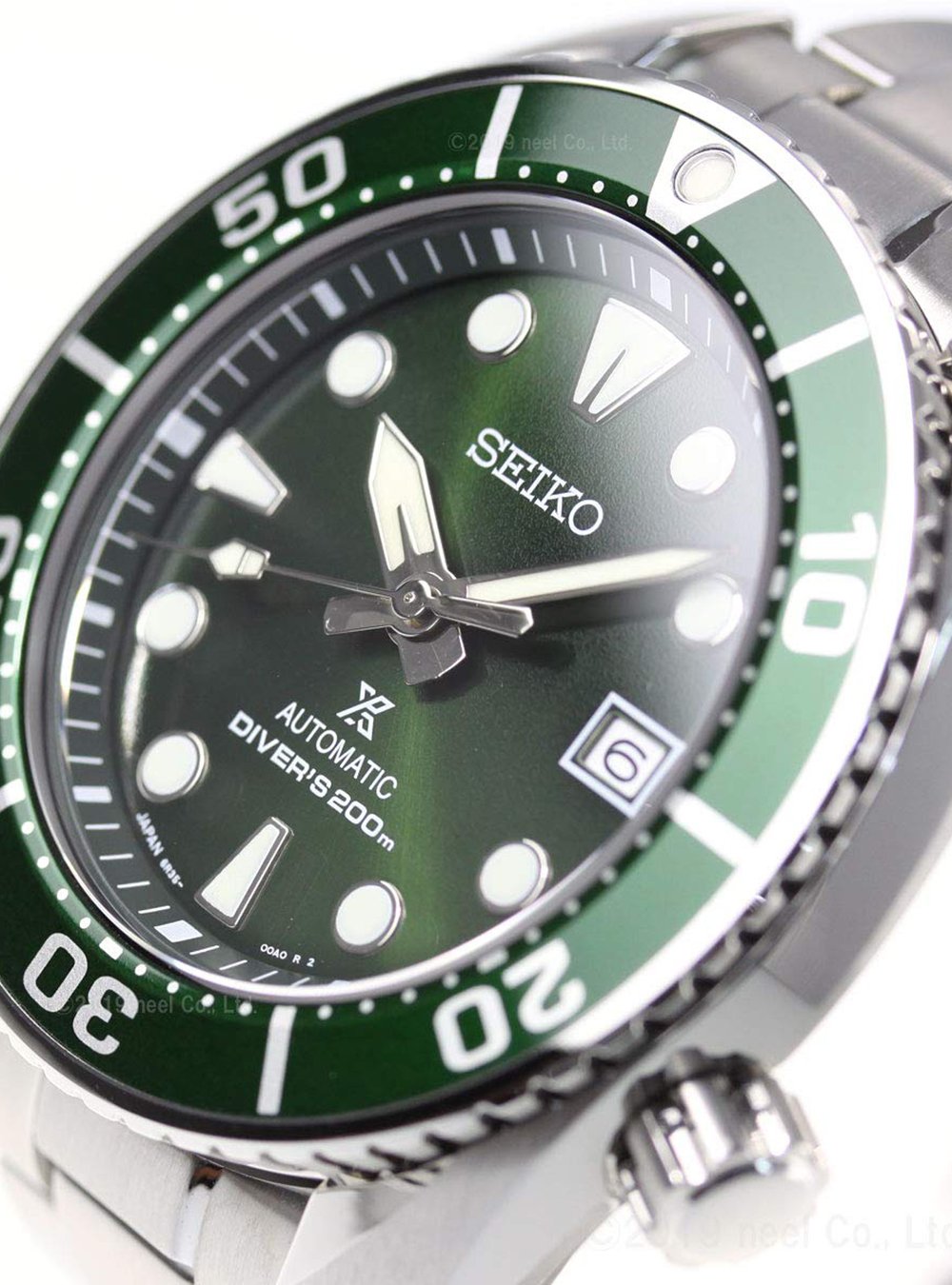 Seiko Prospex Automatic Diver's 200M SUMO Green SPB103J1 - obrazek 5