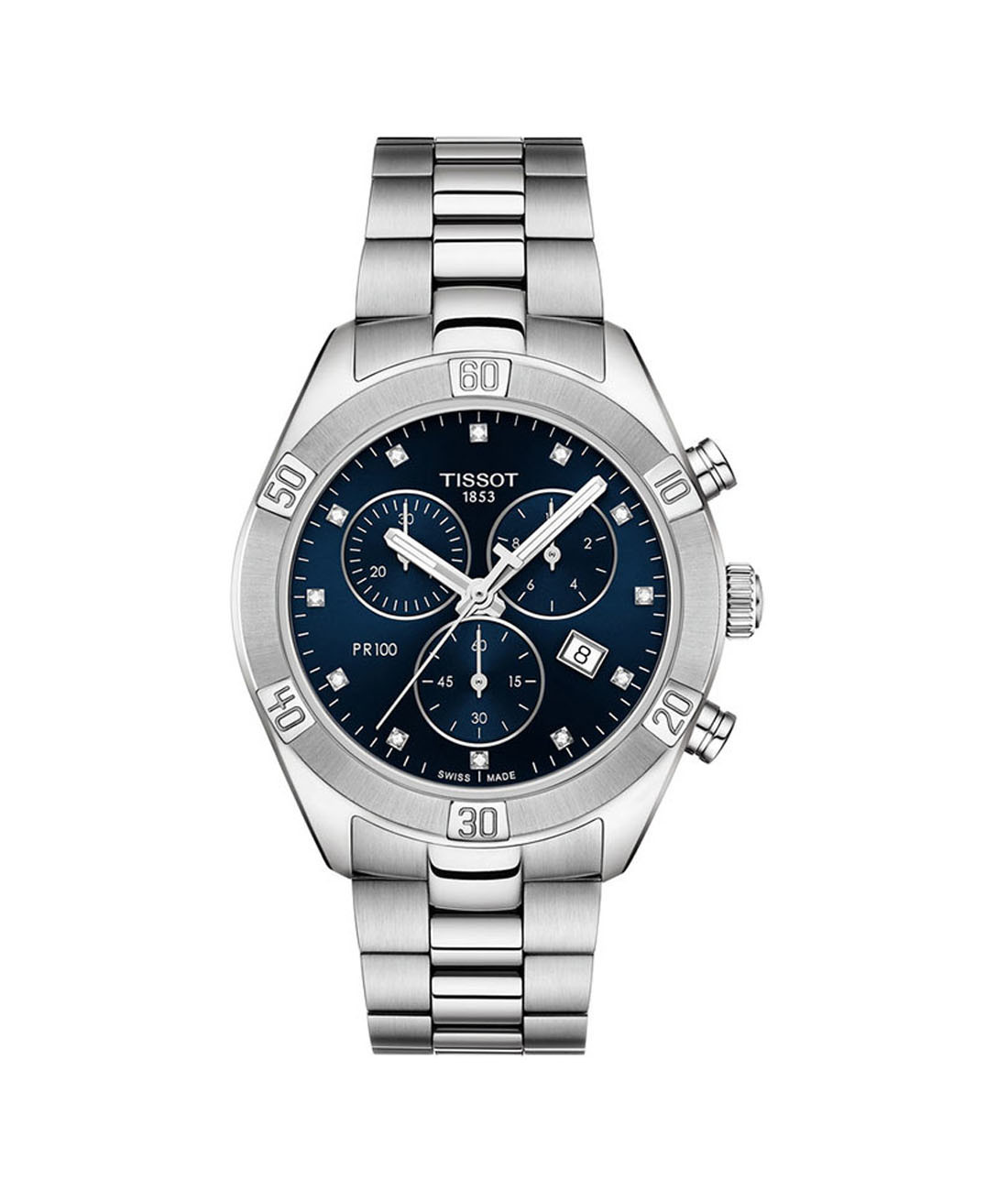 Tissot PR100 Lady Sport Chic Chronograph Diamonds T101.917.11.046.00