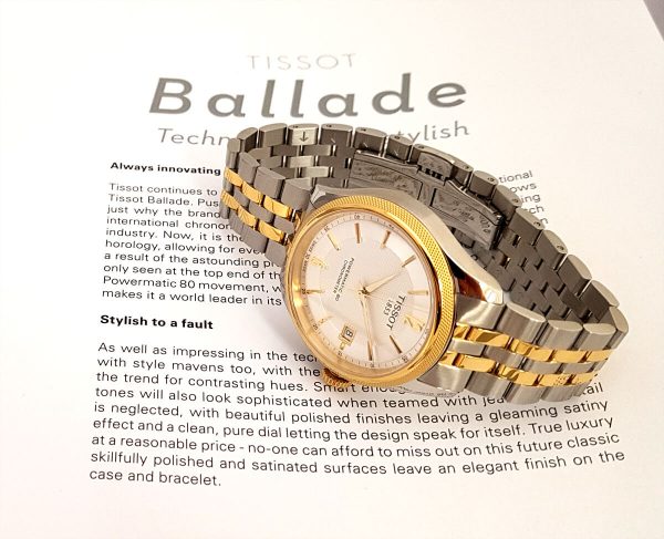 Zegarek Tissot T-Classic Ballade Powermatic 80 na bransolecie