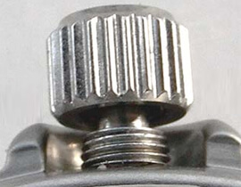 Tubus z gwintem zewnętrznym - koronka zegarka