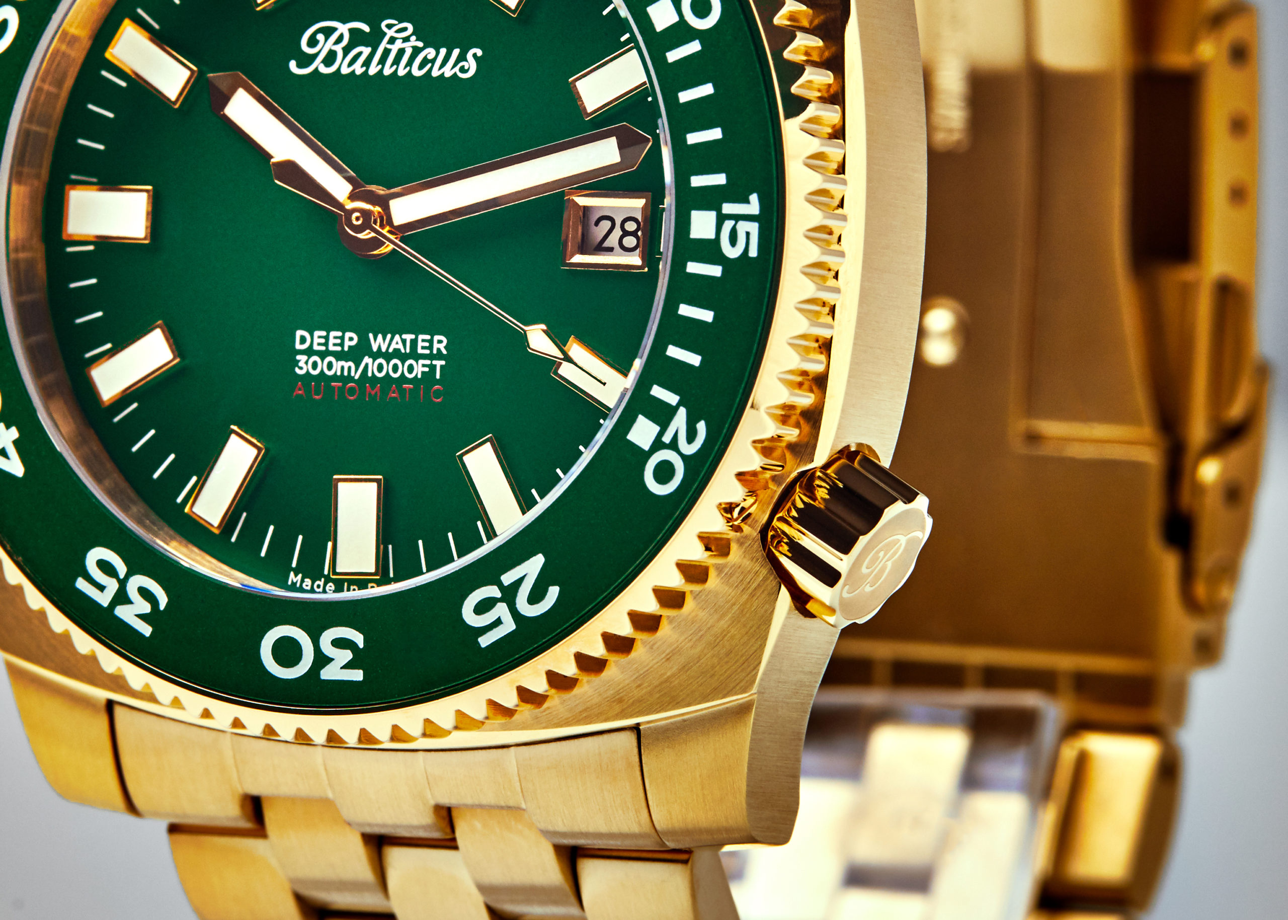 BALTICUS DEEP WATER Zielony Złote PVD - obrazek 4