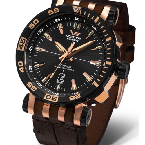 Zegarek męski Vostok Europe Energia czarno-złoty