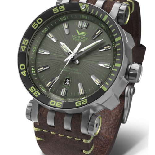 Zegarek męski Vostok Europe Energia szaro-zielona