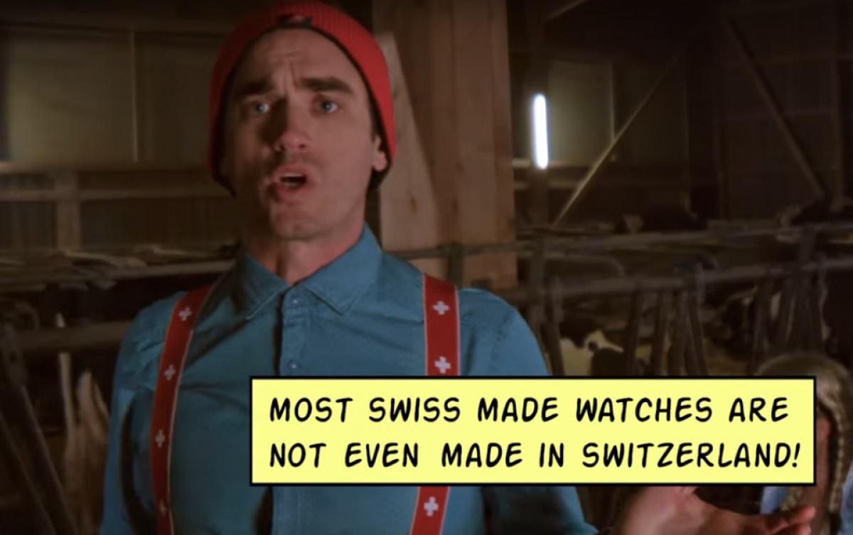 Reklama zegarków firmy H.Moser&Cie