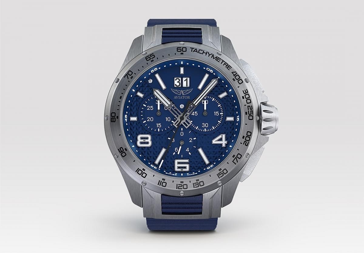 Aviator Swiss Made - zegarek inspirowany samolotem MIG 35