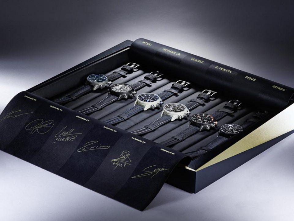 Zegarki piłkarzy z potrójną koroną. Zawodnicy FC Barcelona wspólnie z Maurice Lacroix...