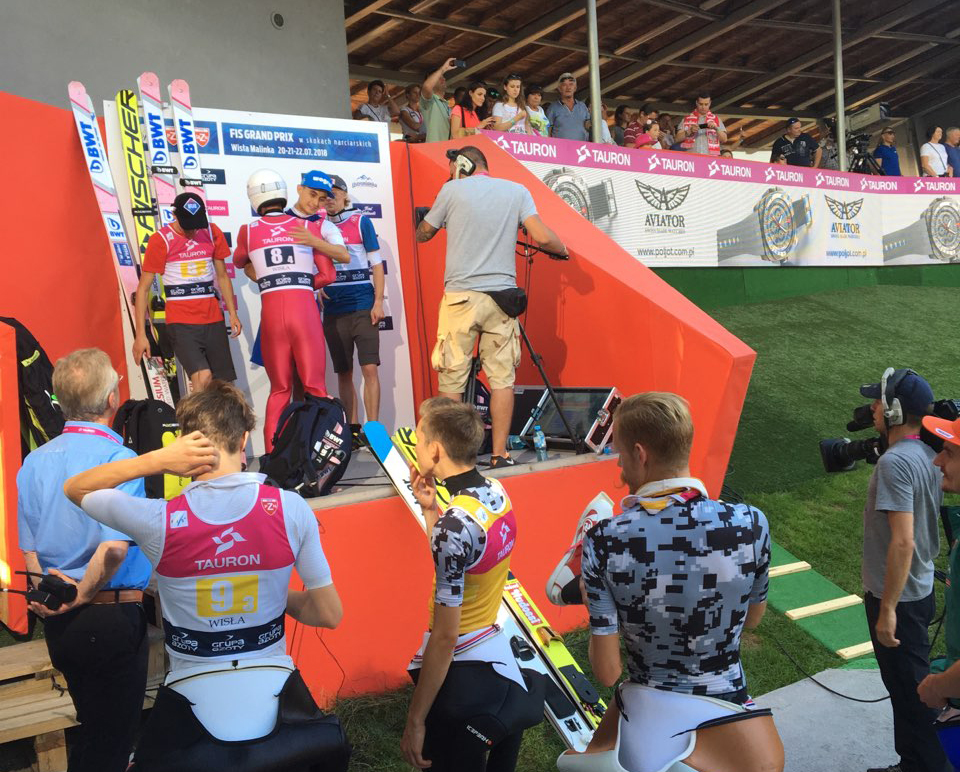 Zawodnicy Letniej Grand Prix w Wiśle