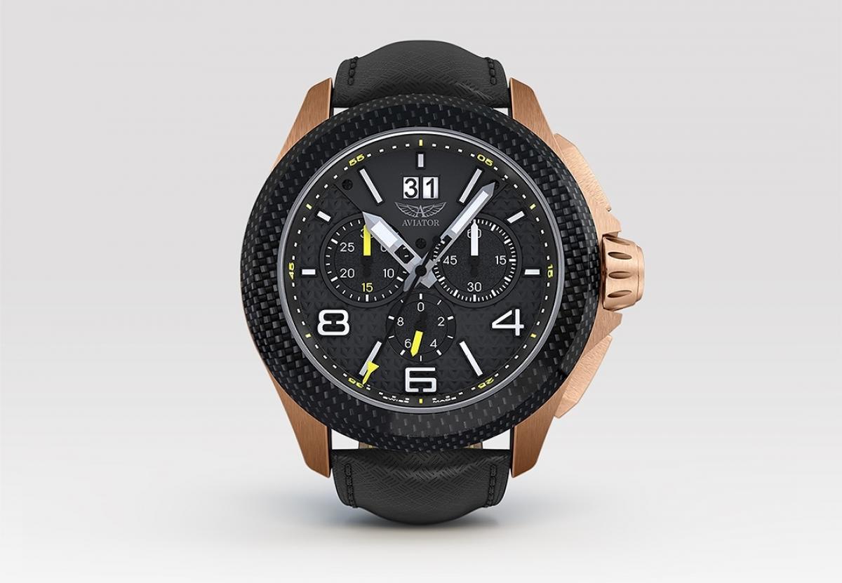 Aviator Swiss Made - zegarek inspirowany samolotem MIG 35